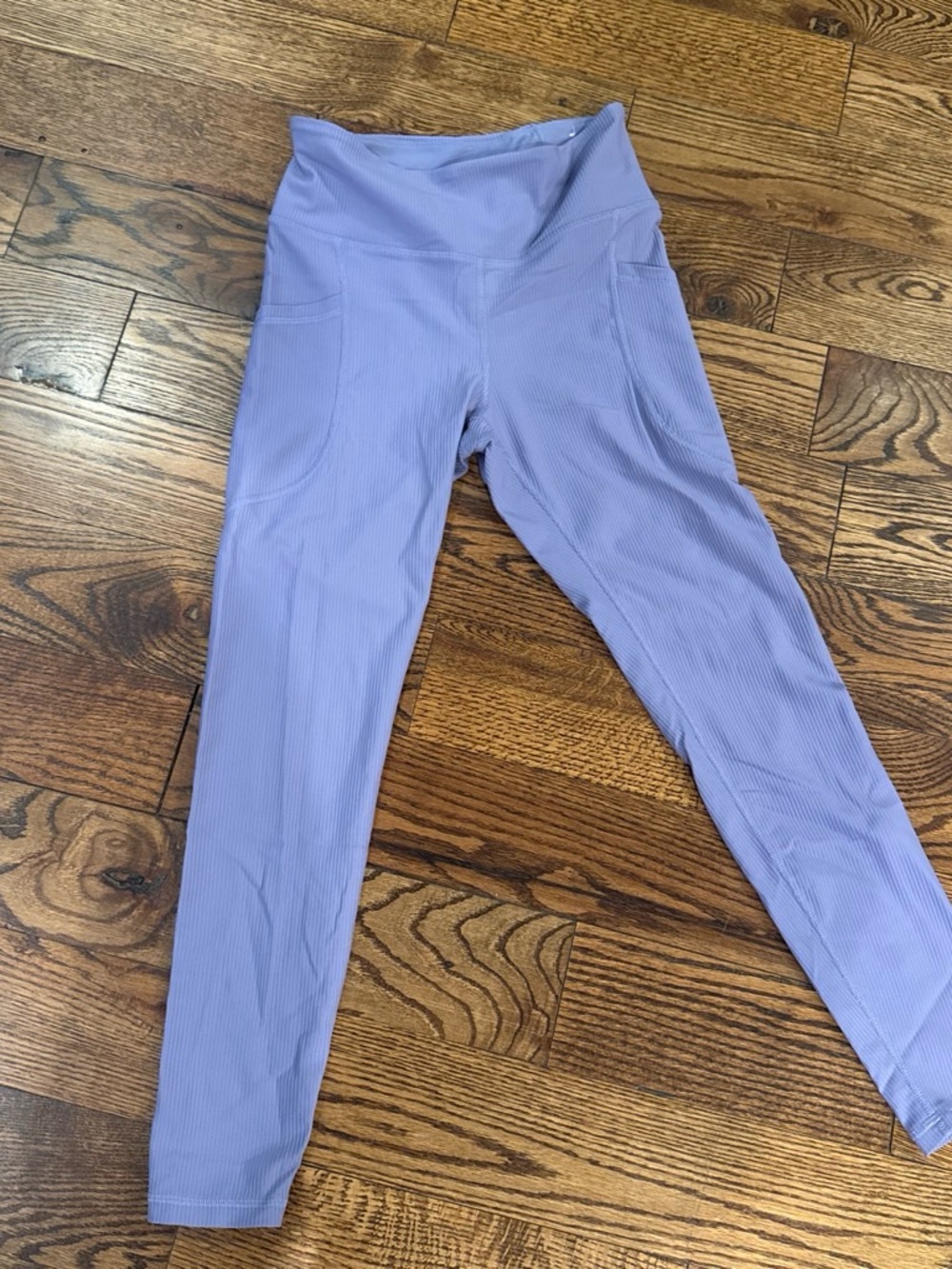 Old Navy Lavender Ribbed High-Waist Leggings